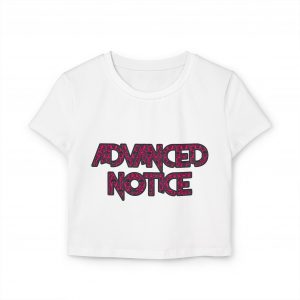 Advanced Notice PINK GOTHIC Women's Baby Tee